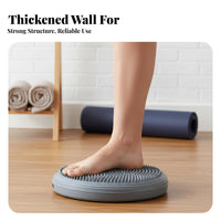Multipurpose Inflatable Balance Disc Anti-Slip Central Stability Disc Improves Posture Inflatable Wobble Cushion Portable for Children, Athletes, Home Workout, Gym, Physical Rehabilitation, Office
