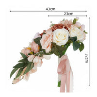 Waterfall Bridal Floral Arrangement Rustic Elegant Blossom Wedding Floral