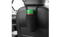 Rear Bottle Holder Drawstring Closure Automotive Insulated Bottle Storage Simple Installation Car Water Bottle Holder for Parents, Road Trips