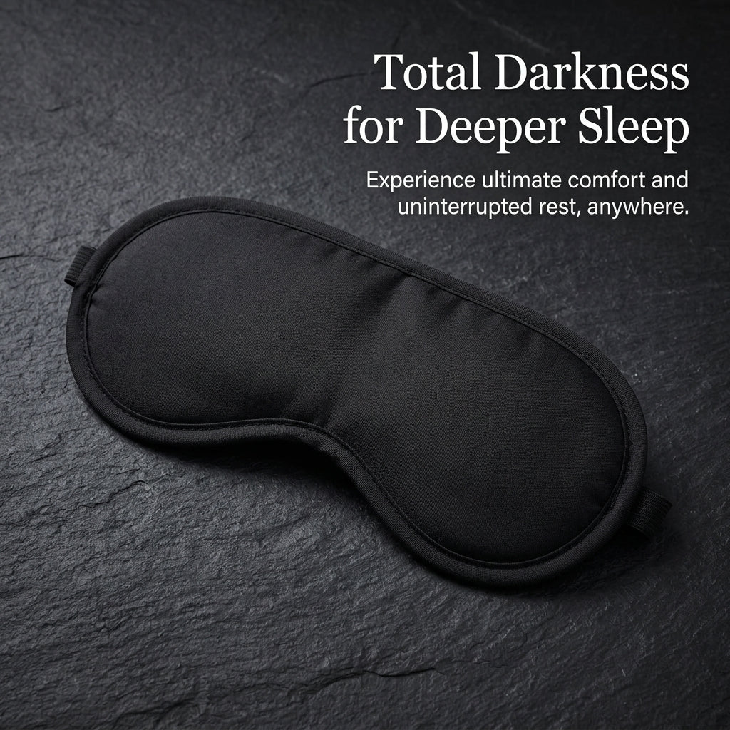 for Women, Light Blocking Polyester Eye Cover for Travel Essentials, Unisex Airplane for Adults