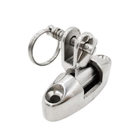 Deck Hinge with Pin and Hoop Resistant Deck Hinge with Pull Hoop Easy to Install Hardware for Boats, Yachts