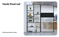 lattice Frame shelving single Multi-Functional Freestanding Shelving single rustic design Room divider for homeowners, Reception Area, Small areas, Bedroom