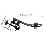 Drum Rims Mic Clamp Easy to Install Drum Mic Clip Sturdy Adjustable Audio Pickup Mount for Home Studio