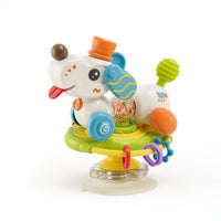 Suction Cup Toy Rotating High Chair Toy Developmental Compact for Babies, Tabletop, Travel