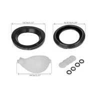 RV Commode Seal Replacement Kit Compatible Commode Seal Replacement Kit Optimal Fit for Recreational Vehicle Washroom