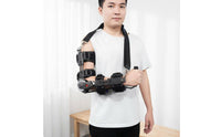 Breathable Material Hinged Elbow Immobilizer Lightweight Design Hinged Elbow Brace Includes Shoulder Strap for Athletes