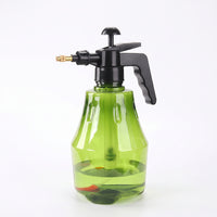 Handheld Pump Sprayer with Brass Nozzle Portable Pressurized Spray Bottle Compact Water Spray Bottle with Wand Translucent for Gardeners, Homeowners, Garden, Patio, Balcony, Greenhouse
