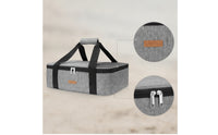 Insulated Carry Bag Reflective Bags Rectangular for Lunches, Travelers