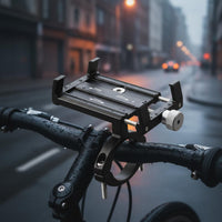 Cycle Phone Holder Anti-Movement Bike Phone Holder Firm Hold for Cyclists, Motorcyclists, Navigation, Mountain Biking, Food Delivery