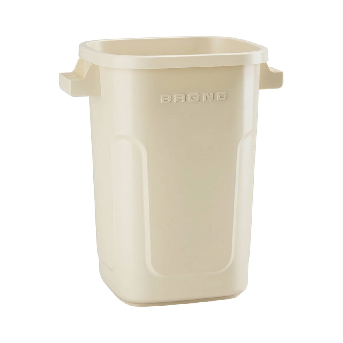Tall Kitchen Bin with Handles Plastic Rectangular Wastebasket Slim Garbage Container Lightweight for Utility Room