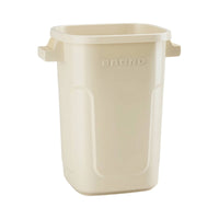 Tall Kitchen Bin with Handles Plastic Rectangular Wastebasket Slim Garbage Container Lightweight for Utility Room