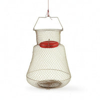 Foldable Catch-Holding Keep Net with Buoy Floating Wire Catch-Holding Basket Heavy Duty Quick Drying for Anglers