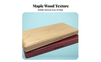 Compact and Portable Oboe Mouthpiece Case Moisture-Proof Maple Wood Mouthpiece Box Ventilated Design for Oboists, Musicians, Travel