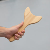 Polished Wooden Scraping Board Relaxing Y-Shaped Massage Tool Stress-Relief Gua Sha Board Anti-Cellulite for Masseuses, Athletes, Home
