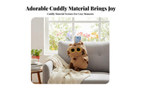 Cat Stuffed Pillow Creative Fastener Design Clothespin Cat Stuffed Ie House Decoration PP Cotton Filled Three-Dimensional Shape