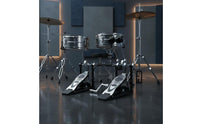 Double Chain Drive Pedal Heavy-Duty Double Bass Drum Pedal Effortless Movement Percussion Hardware for Training Stage Performance