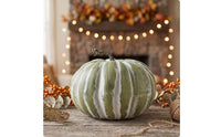 Faux Pumpkin Autumn Decorative Pumpkin Brushed Ornament for Halloween