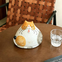 Cat Figurine Ornament Home Decor Textured