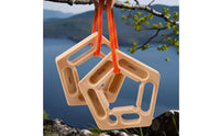 Wooden Fingerboard Climbing Hangboard Suspended Hangboard Lightweight Fingerboard Compact for Climbers, Home Gym