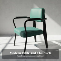 Upholstered Comfort Retro Aesthetic Dining Set Industrial Design Commercial Furniture Designer Look Restaurant Seating for Cafe Proprietors, Interior Designers, Cafes, Restaurants, Bistros, Tea Houses