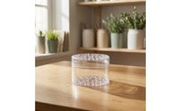 Transparent Flower-Arranging Holder Clear Holder with Perforated Top Cylindrical Floral Stem Organizer Compact for Florists, Diy Decorators, Vases, Table Centerpieces, Home Decor