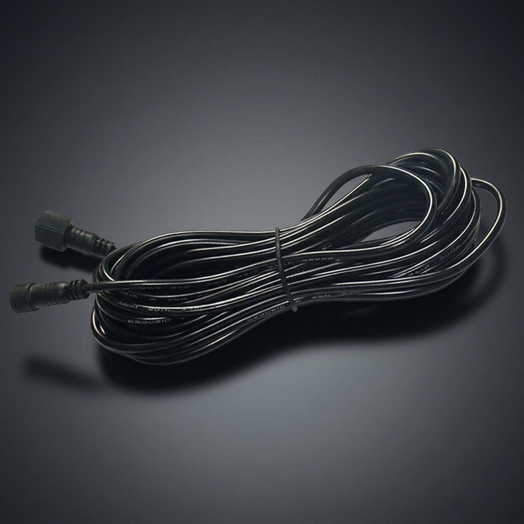 Extension Lead for Solar Lights and Fairy Lights, 5 Meter Waterproof Cable with Copper Wire, Power Extension for Garden, Long Extension Cord