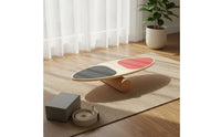 Cork Balance Board Portable Posture & Equilibrium Board Improves Body Alignment Fitness Equipment for Home Workout