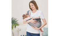 Hands-Unrestricted Front Baby Carrier Breathable Newborn Carrier Easy to Wear Infant Sling Adjustable for Newborns, Infants, Outdoor