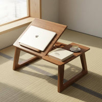 Foldable Folding Tatami Table Multiuse Japanese Design Floor Table Sturdy Home Furniture for Balcony