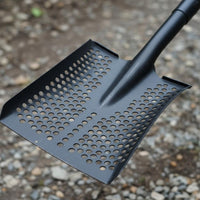Thickened Perforated Shovel Multi Purpose Hollow Spade Leaky Holes Design Detachable Garden Shovel Easy Drainage for Agriculture, Farm