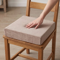 Hardened Sponge/Cotton Core Seat Cushion with Dutch Velvet Cover for Sofa, Bay Window, Tatami, Office Chair