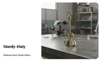 W80 Sturdy Duty Track Rail Thickened Steel Sturdy Duty Sliding Door Track Professional Door Rail Kit High Load Capacity