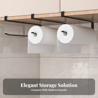 Drillcomplimentary Installation Under-Shelf Hook Rack Easy to Install Under-Shelf Hook Hanger Multi-Functional Kitchen Organizer Space-Saving Design for Apartment Dwellers, Home Cooks, Cabinet, Pantry, Bathroom, Entryway