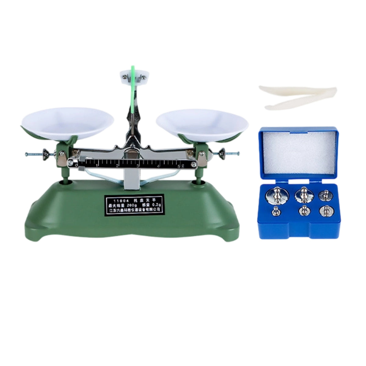 Mechanical Balance with Weights No Power Classroom Tray Balance Mechanical Laboratory Scale Tabletop Accurate for Teachers