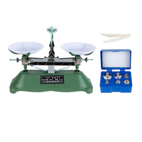 Mechanical Balance with Weights No Power Classroom Tray Balance Mechanical Laboratory Scale Tabletop Accurate for Teachers