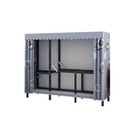 Installationno-Tools-Required Portable Textile Closet Easy Assembly Portable Textile Wardrobe Foldable Design Garment Rack Tool-Freestanding for Renters, Students, Homeowners, Bedroom, Apartment, Dorm Room, Basement