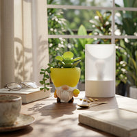 Fruit-Themed Ornament Authentic-Looking Fake in Pot Easy to Clean Mini House Planter for Tabletop