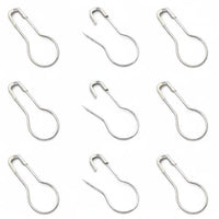 100 Pieces Gourd Safety Pins Assorted Colors Bulb Stitch Markers DIY Friendly