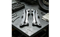 Motorcycle Backrest Mounting Brackets Detachable Sissy Bar Mounting Hardware Polished Quick Release Brackets for Riders