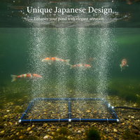Aquarium Pond Nano Aeration Plate Stainless Steel Self-Sinking Oxygen Bar for Fish Tanks