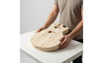 Pre-Drilled Holes LP-Style Guitar Body Blank Routed Cavities DIY Guitar Body Blank Polished for Home Workshop