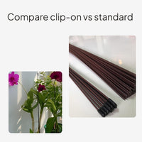 Orchid Plant Support Stakes and Flower Clips Set