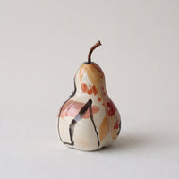 Fruit Sculpture Elegant Sculpture with Stem Contemporary Decorative Detail for Hotel