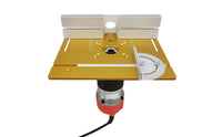Adjustment Slot Aluminum Router Table Insert Plate Metal Router Table Insert Plate Alignment Rails Power Tool Accessory Rectangular