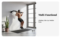 Wall Mounted Pull up Bar Multi-Functional Wall Climbing Bar Multifunctional Indoor Pull-up Ladder for Adults, Athletes, Home Gym, Gymnasium, School