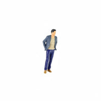 Billiards Player Figurine Realistic Design 1:64 Scale People miniature:64 Scale People Figures High Accuracy for Sand Tables