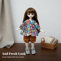 BJD Doll Dress Available 30cm Doll Outfit Design Toy Accessory for Hobbyists, Kids, Imaginative Play