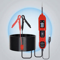 Circuit Tester Pen Handheld Digital Circuit Tester Coiled Electrical Test Pen for Mechanics, Hobbyists, Automotive Troubleshooting, Repair Shops