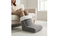 Electric Foot Warmer Gentle Foot Warmer Boot Electric-Powered Heated Boot for Home, Desk, Sofa