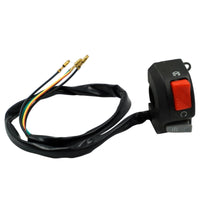 Wired Motorcycle Handlebar Switch Compact Motorcycle Switch Assembly Slim Wear-Resistant for DIY Mechanics